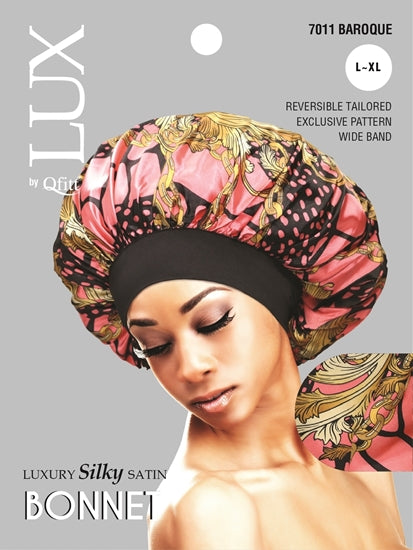 Luxury Silky Satin Bonnet (Baroque) L-XL