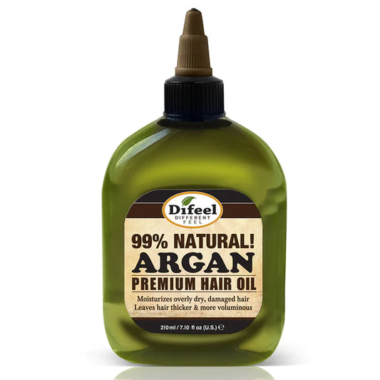 DIFEEL PREMIUM NATURAL HAIR OIL - ARGAN OIL 7.8 OZ.