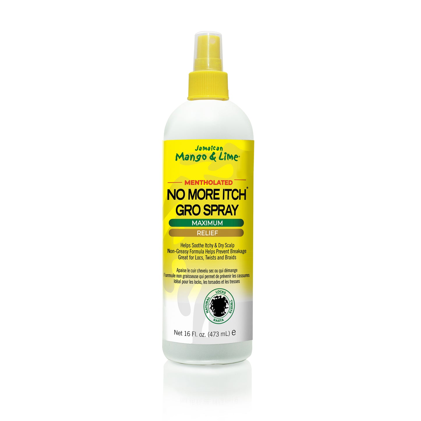 Jamaican Mango & Lime Mentholated No More Itch Gro Spray 8 oz