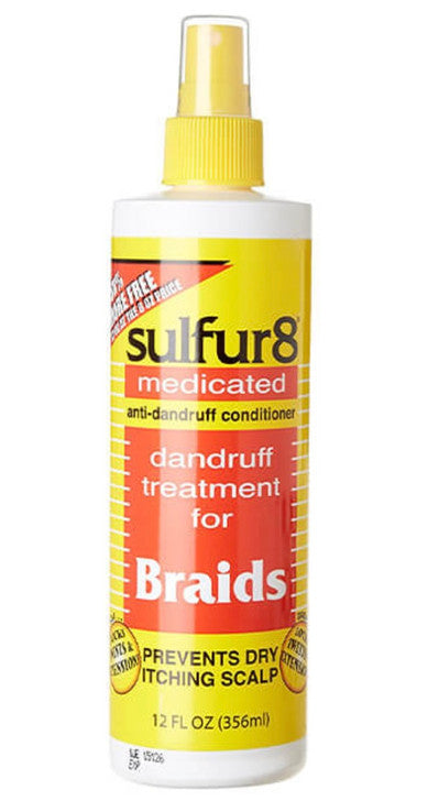 Sulfur 8 Medicated Braid Spray 12oz
